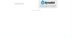 Desktop Screenshot of kvakare.org