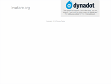 Tablet Screenshot of kvakare.org